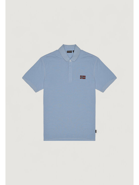 Napapijri Napapijri Polo EBEA 2 Niebieski Casual Fit