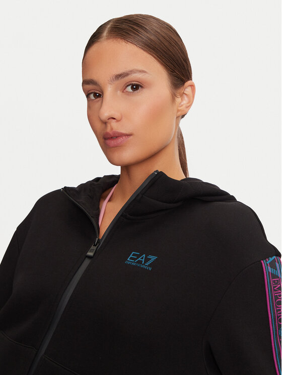 EA7 Emporio Armani EA7 Emporio Armani Суитшърт 6DTM03 TJUXZ 1200 Черен Regular Fit