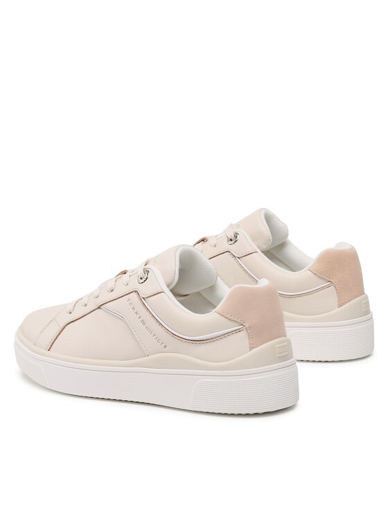 Tommy Hilfiger Tommy Hilfiger Sneakersy Feminine Court Sneaker FW0FW07122 Béžová