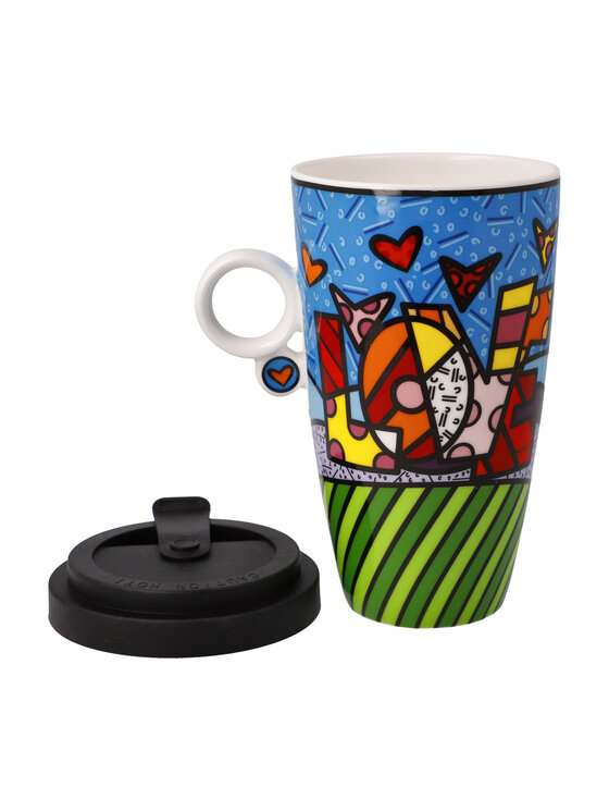 Goebel Goebel Kubek podróżny R.Britto-Love Kolorowy
