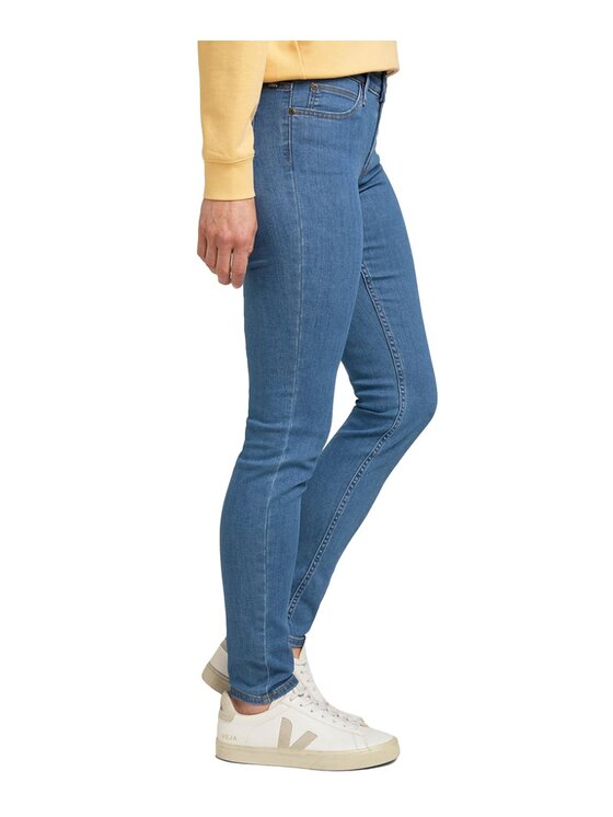 Lee Lee Jeansy 112328787 Niebieski Skinny Fit