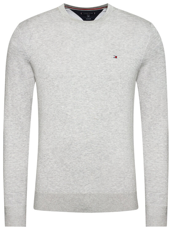 Tommy Hilfiger Tommy Hilfiger Svetr MW0MW04978 Šedá Regular Fit