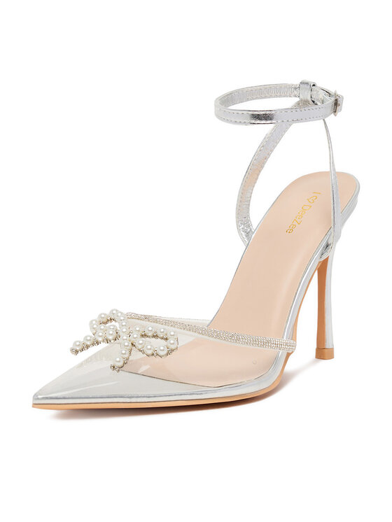 DeeZee DeeZee High Heels LIA SILVER RU Transparent