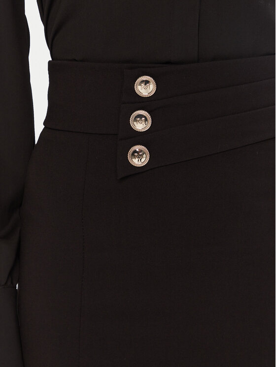 Rinascimento Rinascimento Ceruzaszoknya CFC0126167003 Fekete Slim Fit