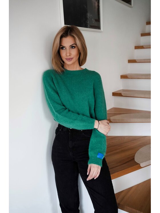 NAOKO NAOKO Svetr Eden Zelená Oversize