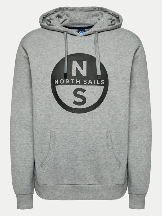 North Sails Bluză 691223 Gri Regular Fit