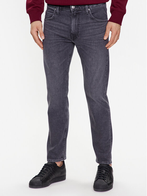 Lee Lee Jeansy L701IBB81 Szary Slim Fit