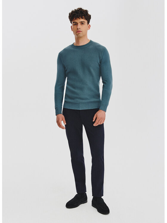 Pako Lorente Pako Lorente Sweter P25WF-2X-023 Zielony Classic Fit