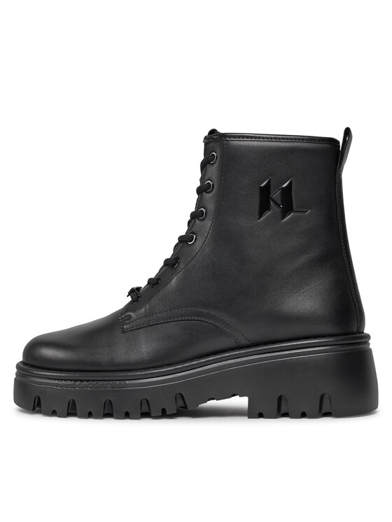 KARL LAGERFELD KARL LAGERFELD Pohodni čevlji KL15350 Črna