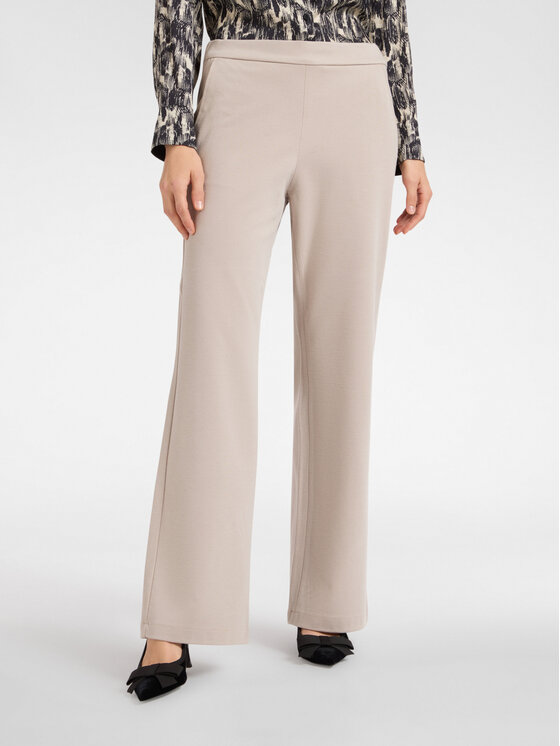 Elena Mirò Elena Mirò Pantaloni di tessuto P062Z000139N002 Écru Regular Fit