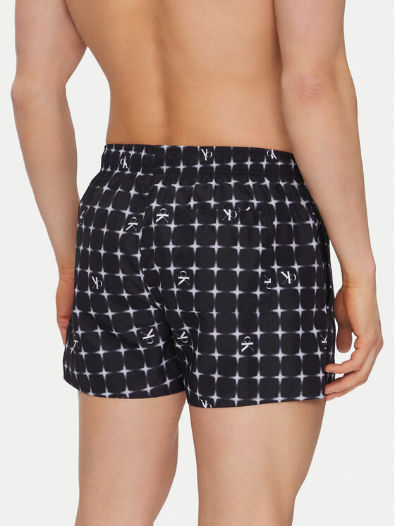 Calvin Klein Swimwear Calvin Klein Swimwear Plavecké šortky KM0KM01172 Černá Regular Fit