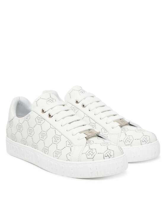 PHILIPP PLEIN PHILIPP PLEIN Sneakersy SAFS USC0920 PLE005N Biela
