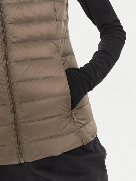 Jott Jott Bezrękawnik P000WDOW04-808_XS Brązowy Regular Fit