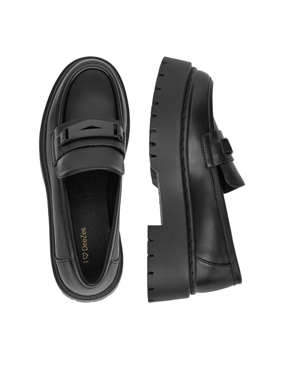 DeeZee DeeZee Loafersy 13123D-3 Czarny
