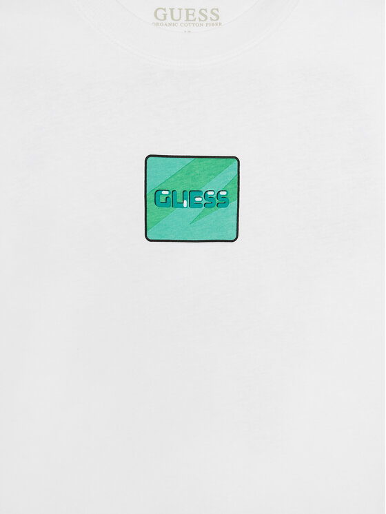 Guess Guess T-krekls L4YI16 K8HM4 Balts Regular Fit
