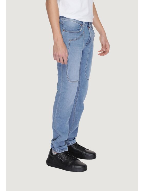 Jeckerson Jeckerson Jeansy JOHN 5 Niebieski Slim Fit