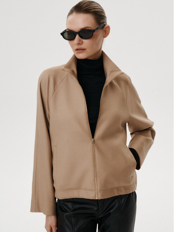 MARI PRETI MARI PRETI Bomber Woolheaven Marrone Regular Fit