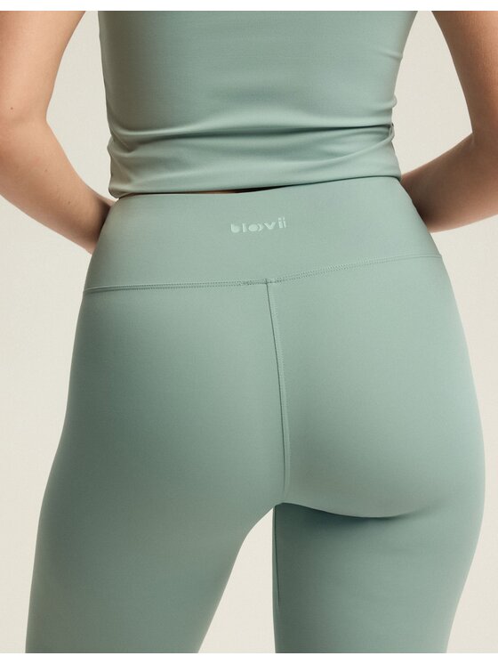 Esotiq Esotiq Legginsy 43780 Zielony Regular Fit