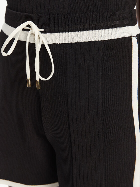 Liu Jo Sport Liu Jo Sport Bavlnené šortky TA5095 MS022 Čierna Regular Fit