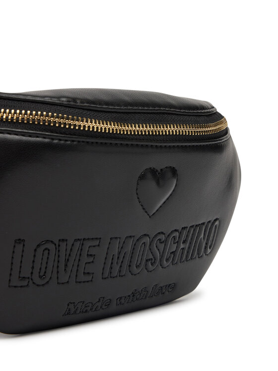 LOVE MOSCHINO LOVE MOSCHINO torba za okoli pasu JC4223PP0MKF0000 Črna