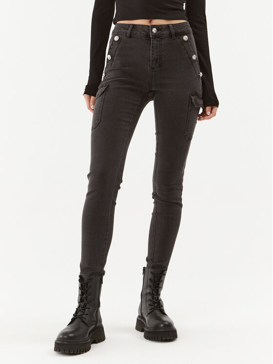 Morgan Morgan Jeans hlače 232-PEMA1 Siva Slim Fit