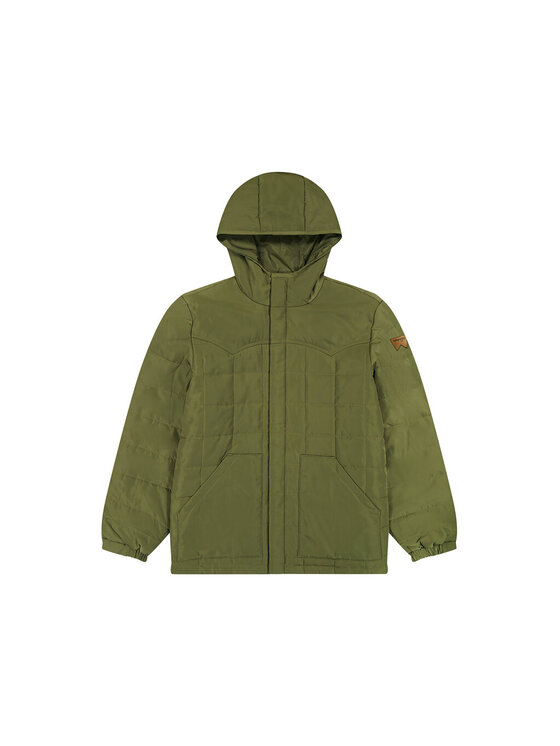 Wrangler Wrangler Giubbotto invernale TRANSITIONAL PUFFER Verde Regular Fit