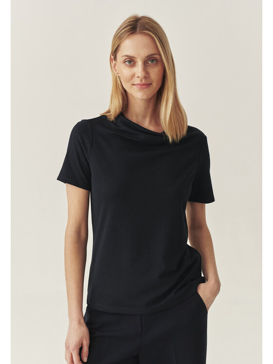 TATUUM Tatuum Bluzka LUCA Granatowy Fitted Fit