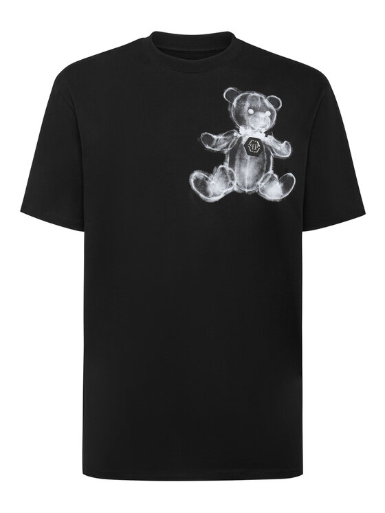 PHILIPP PLEIN PHILIPP PLEIN T-Shirt 327 Czarny Regular Fit