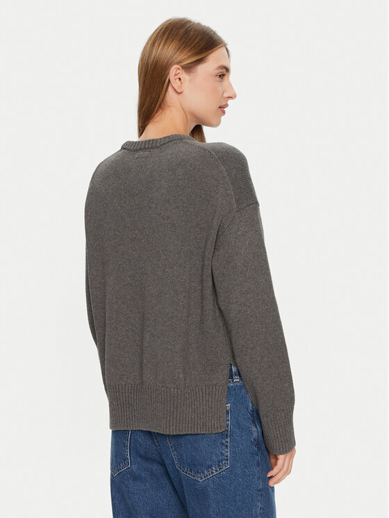 Guess Jeans Guess Jeans Пуловер W4BR12 Z3HM1 Сив Regular Fit