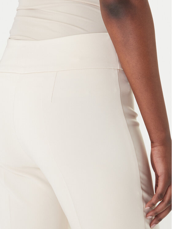 Rinascimento Rinascimento Hlače iz tkanine CFC0127876003 Bež Slim Fit