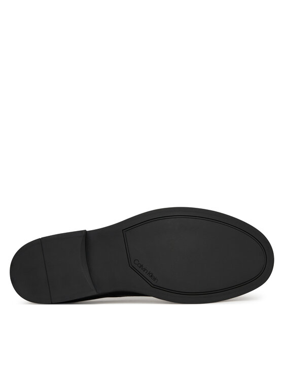 Calvin Klein Calvin Klein Pusbačiai Flex Dress Derby 4Holes Lth HM0HM01895 Juoda