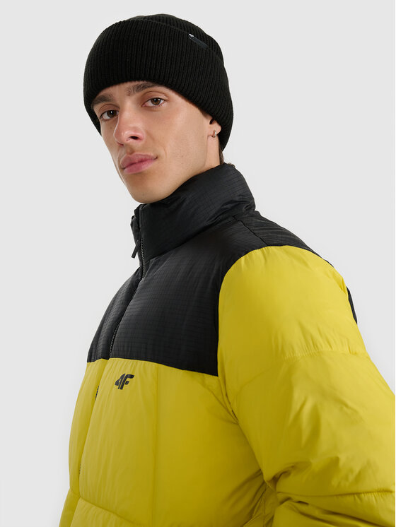 4F 4F Kurtka puchowa APRES SKI Zielony jasny Regular Fit