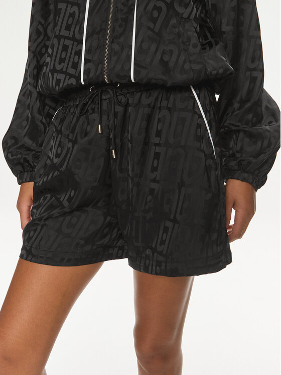 Liu Jo Liu Jo Riidest püksid TA4078 TS788 Must Regular Fit