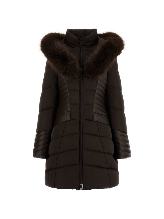 Guess Guess Zimski kaput W4BL61 WGLZ0 Smeđa Slim Fit