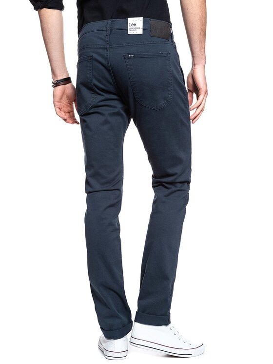 Lee Lee Jeansy LUKE Niebieski Slim Fit