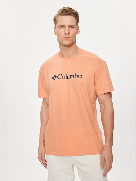 Columbia Tricou CSC Basic Logo™ Short Sleeve 1680053 Portocaliu Regular Fit