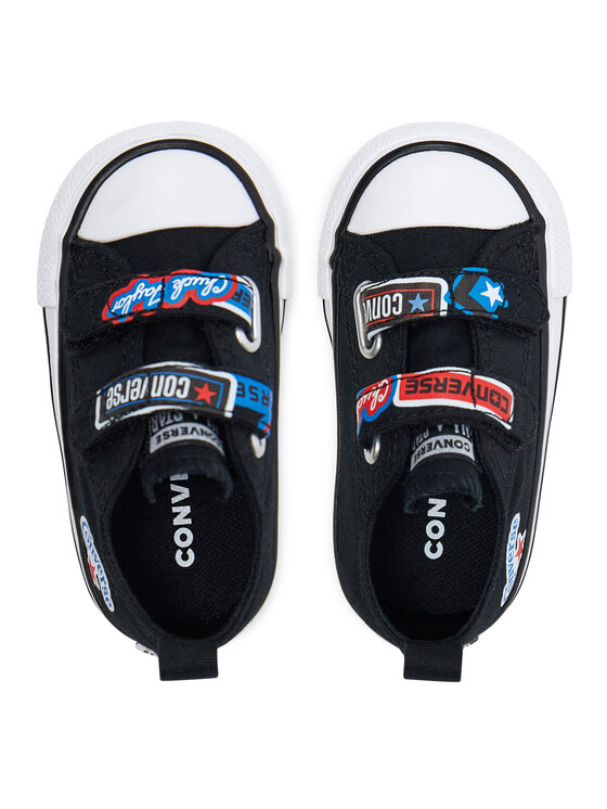 Converse Converse Scarpe da ginnastica Chuck Taylor All Star Easy On Sticker Stash A06359C Nero