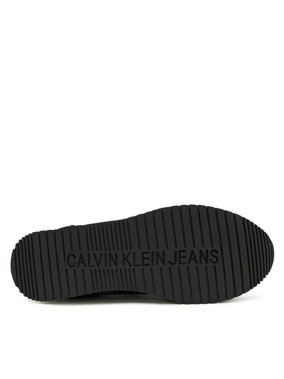 Calvin Klein Jeans Calvin Klein Jeans Сникърси Retro Sock Runner Mg YM0YM01152 Черен