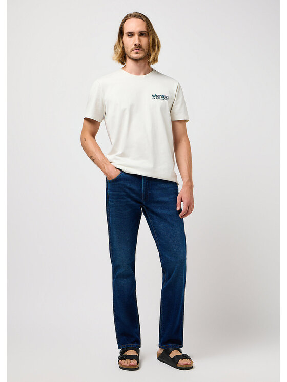 Wrangler Wrangler Jeansy GREENSBORO Granatowy Straight Leg