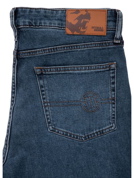 PITBULL PITBULL Szorty jeansowe Highlander Niebieski Regular Fit