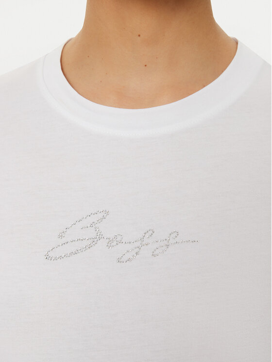 BOSS BOSS Tričko C_Esogo_2 50538826 Biela Regular Fit