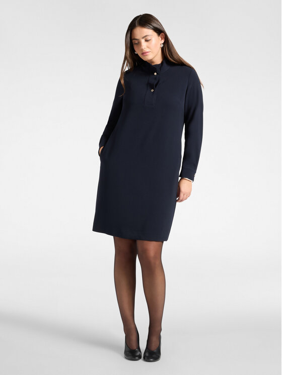 Elena Mirò Elena Mirò Sukienka codzienna 7024P000341N034 Niebieski Regular Fit