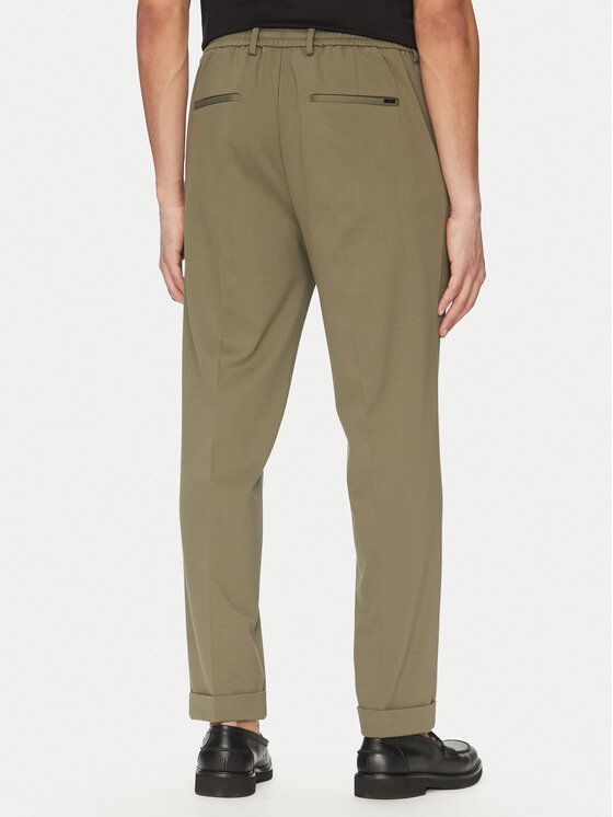 Liu Jo Liu Jo Kalhoty z materiálu QA5080 J4776 80515 Zelená Regular Fit