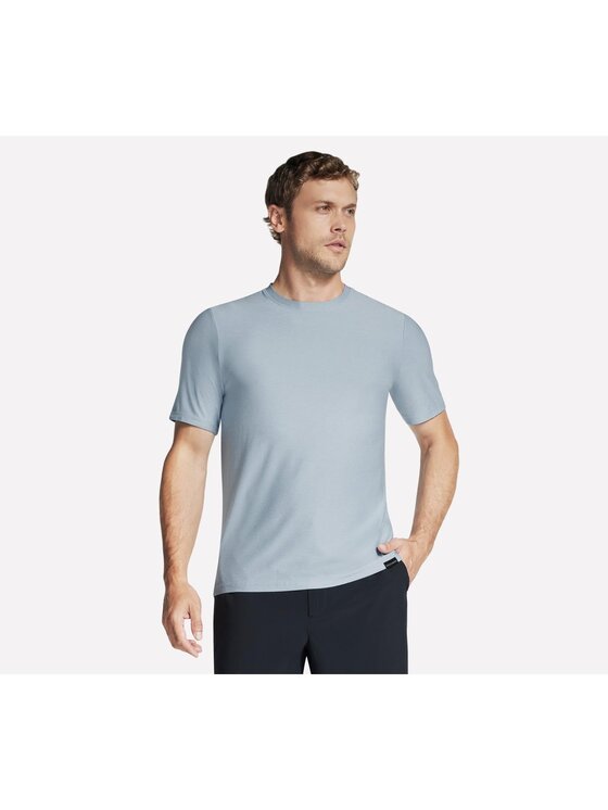 Skechers Skechers T-Shirt TS107-WBLR Biały Regular Fit
