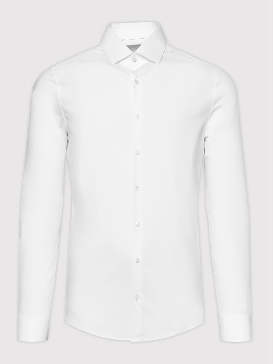 Calvin Klein Calvin Klein Сорочка K10K108229 Білий Slim Fit