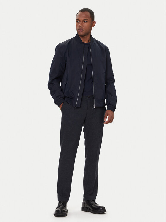 JOOP! JOOP! Chino nohavice Hank12 30048558 Tmavomodrá Slim Fit