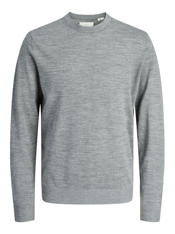 Jack&Jones Jack&Jones Пуловер Merino 12216817 Сив Regular Fit