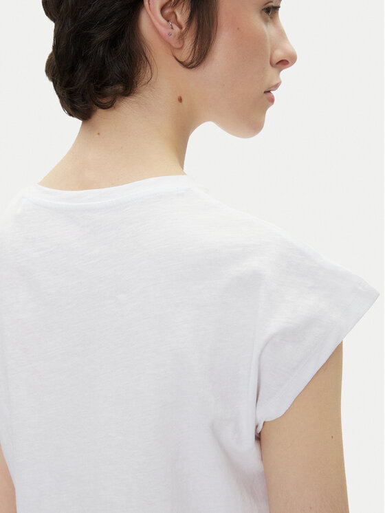 Pepe Jeans Pepe Jeans T-särk Rosalie PL506033 Valge Regular Fit