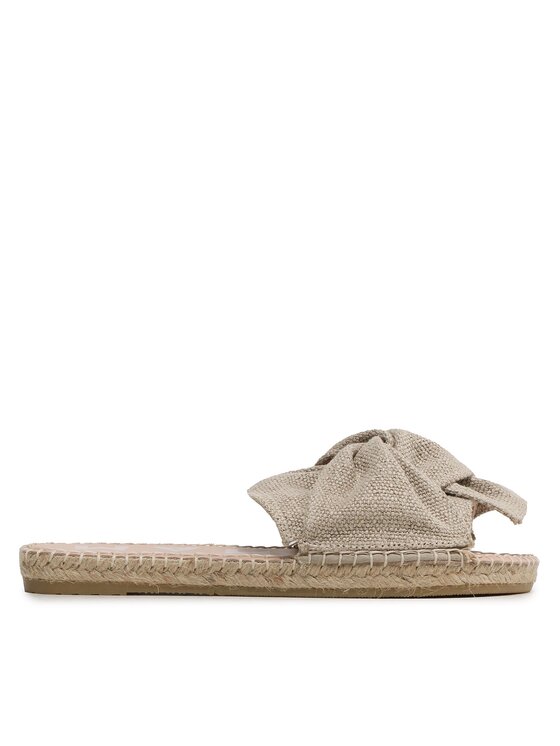 Manebi Espadrile Oragnic Hemp Sandals With Knnot O 7.1 JK Bež