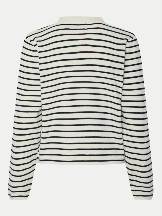 Pieces Pieces Sweter Senna 17156406 Écru Regular Fit